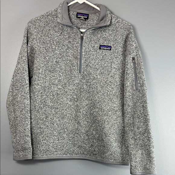 Patagonia Sweaters - Patagonia Women's Gray V-Neck Sweater